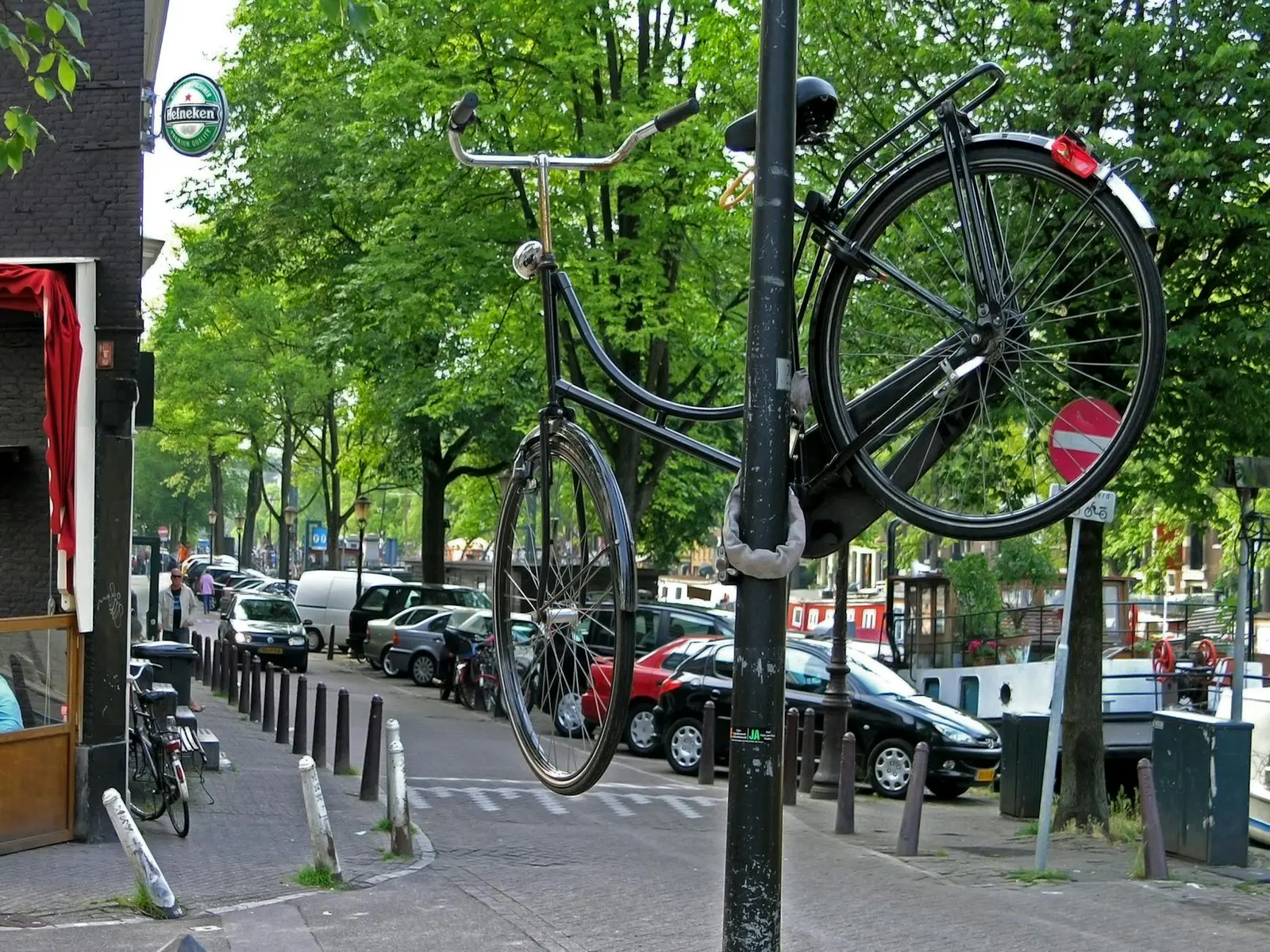 Heavy duty anti-theft e-bike lock